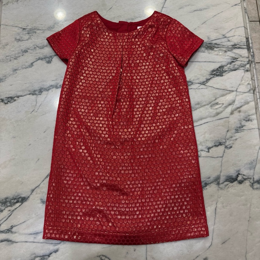 GAP Kids Red Textured Dress
